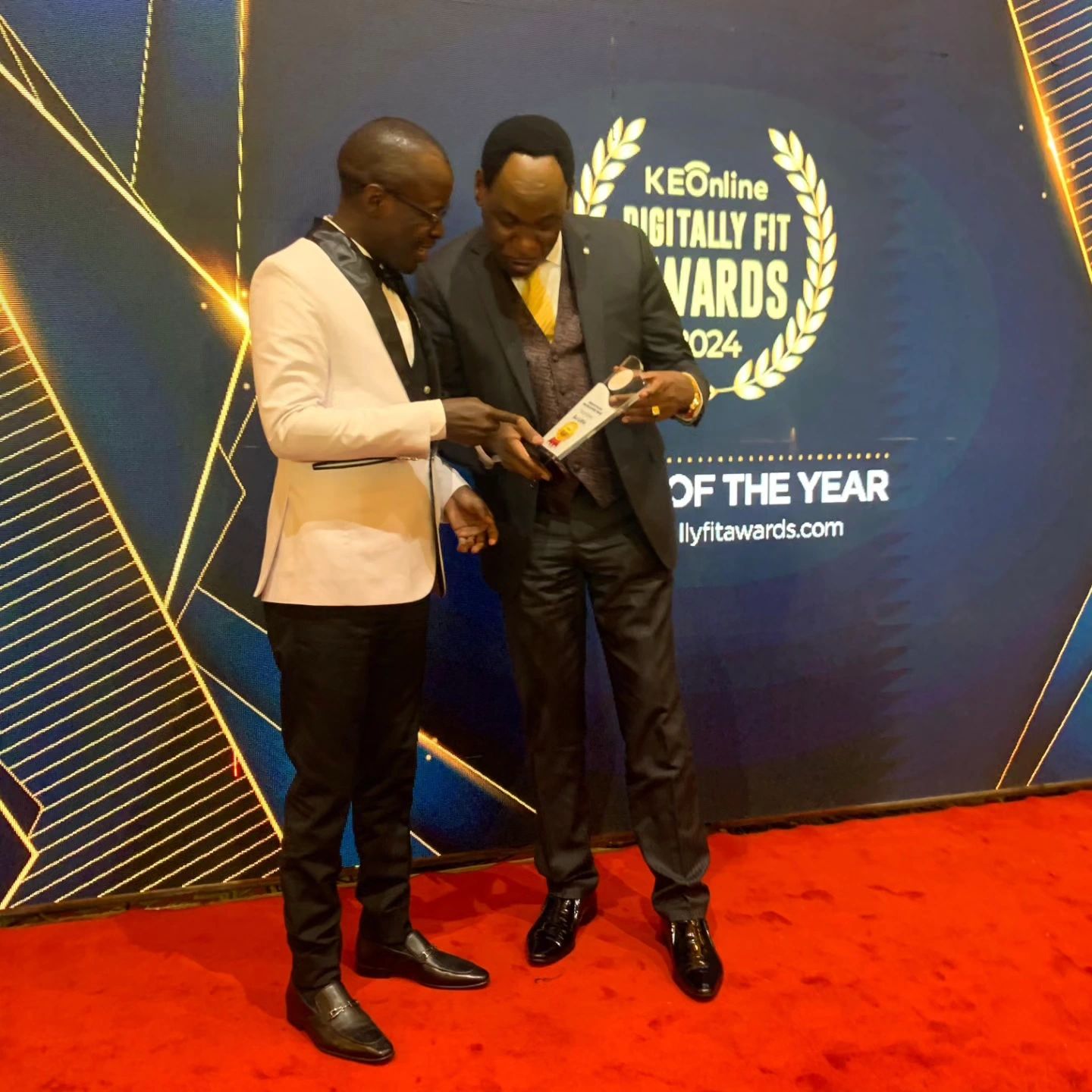 Joseph Kokumu and Dr Ezekiel Mutua @DigitallyFitAwards2024