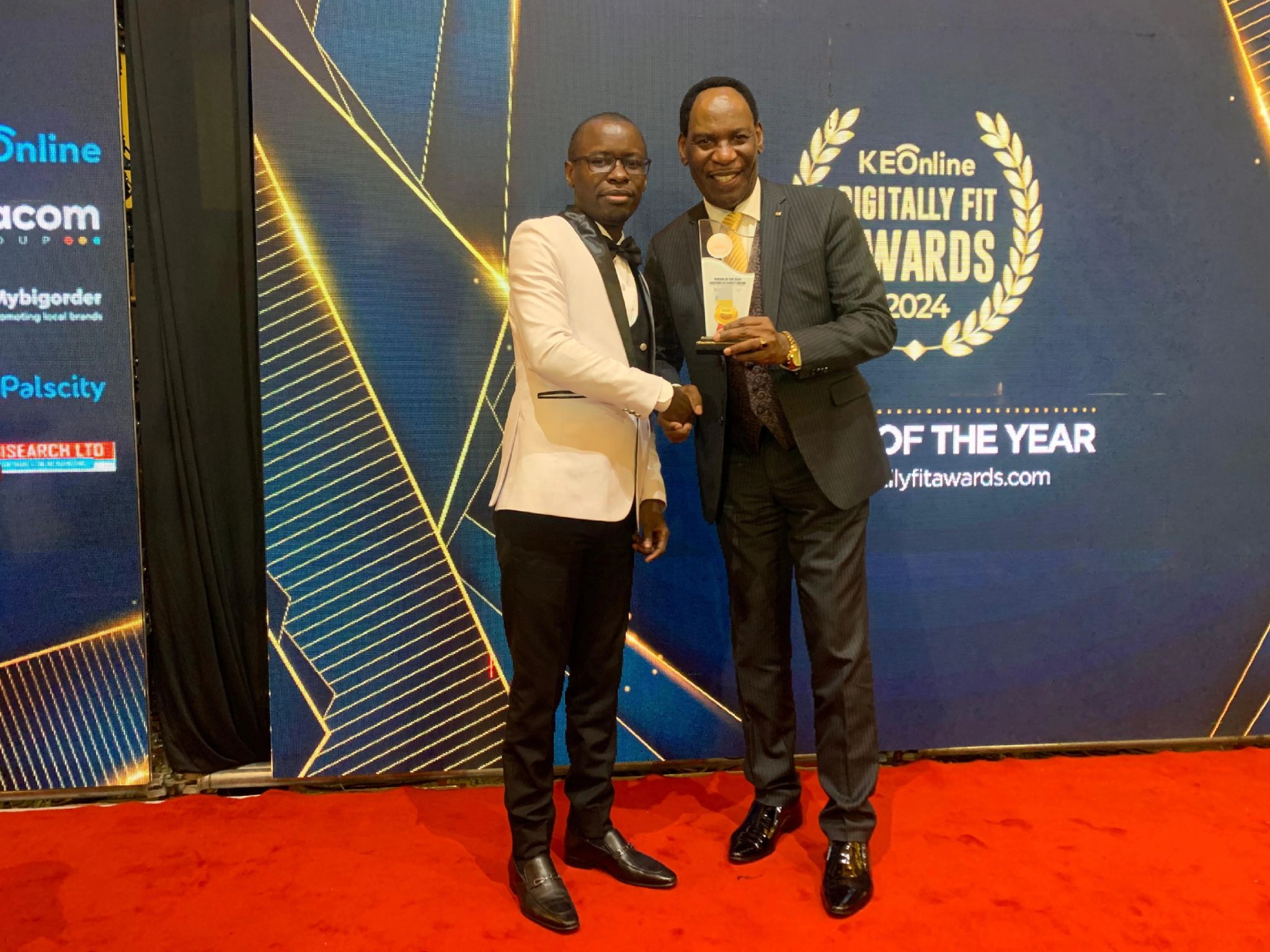 Joseph Kokumu and Dr Ezekiel Mutua @DigitallyFitAwards2024